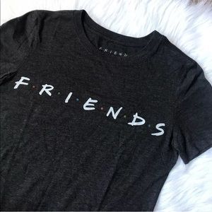 FRIENDS TV Series Short Sleeve T-Shirt Drk Gray  S